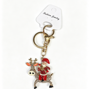 LZ-003 SANTA with DEER Keychain