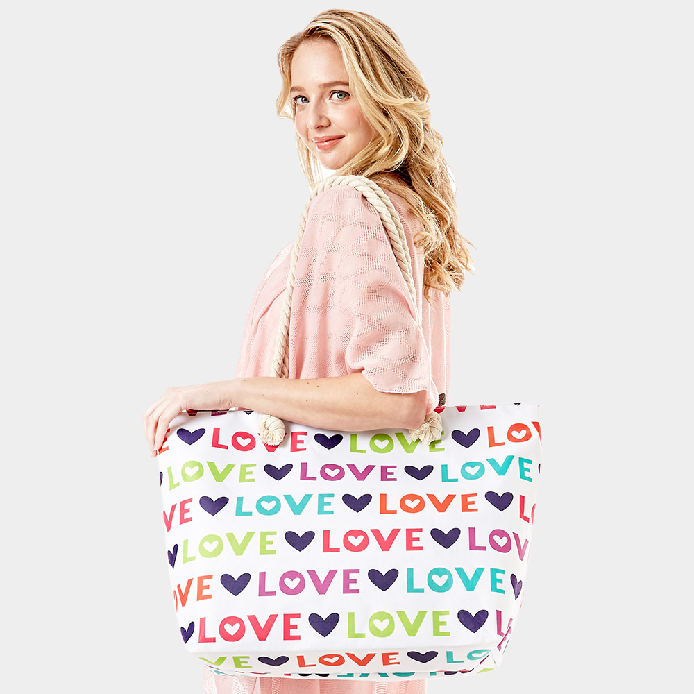 FLASH PRINTED BEACH BAG – Simply Savannah Boutique