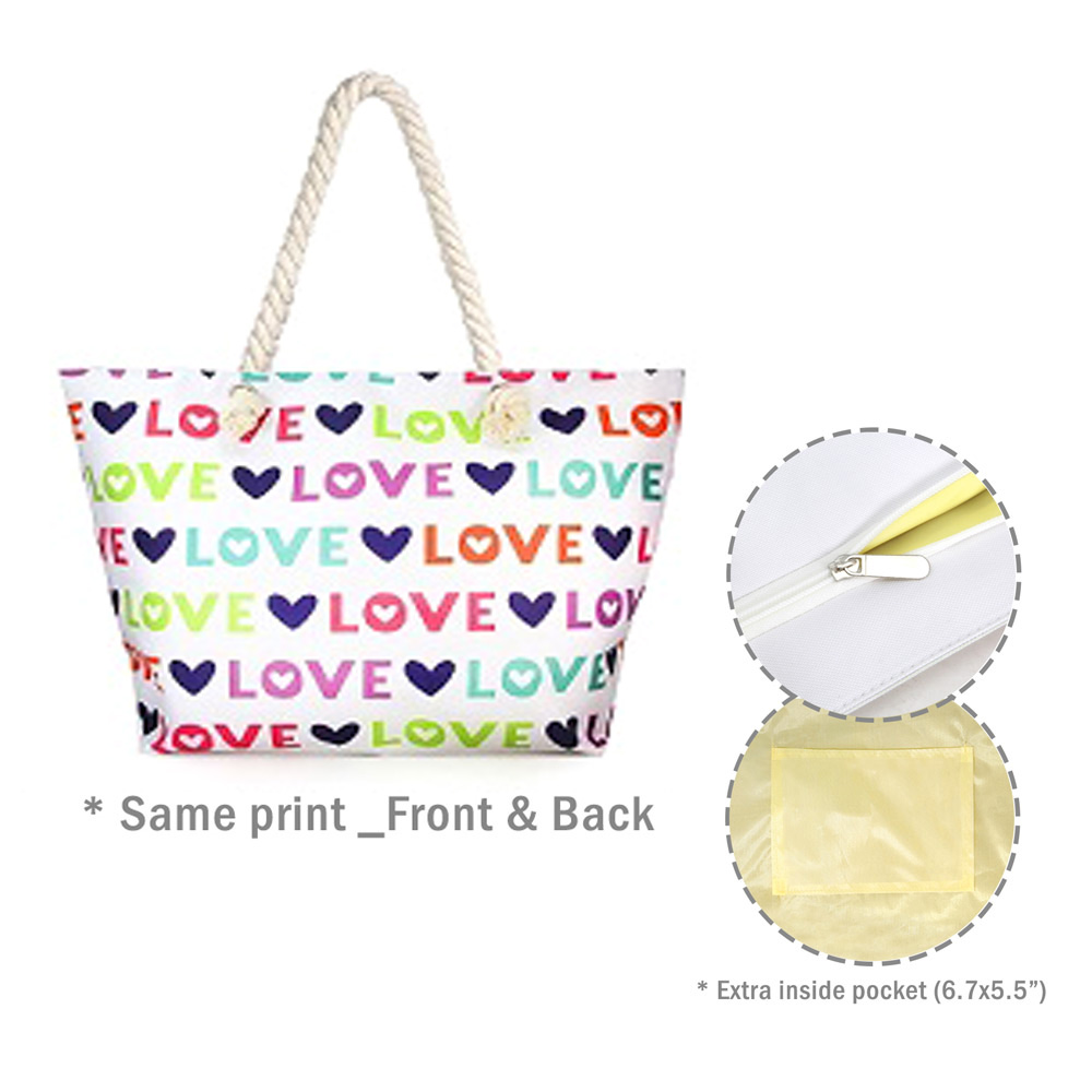 FLASH PRINTED BEACH BAG – Simply Savannah Boutique