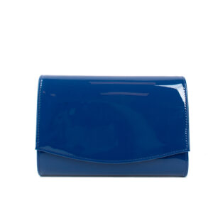 CO26012 BL Patent Leather Evening Clutch