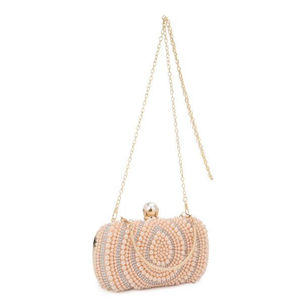 YS-5282 PK Pearl Evening Crossbody Bag - Image 6