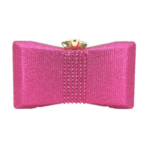 LAL330-FU Bling Evening Clutch / Crossbody Bag