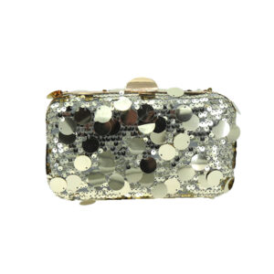 LA042A GD Sequins Evening Clutch