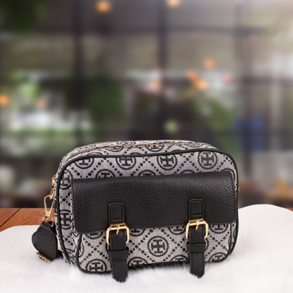203 CF Double Zipper Crossbody Bag - Image 2