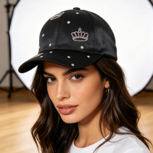 BH-8242 ASST Fashion CROWN Cap (3PCS)