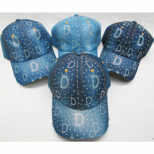 BH-8247 ASST Rhinestone "D" Baseball Cap (3PCS)