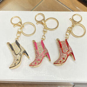 LZ-015 Boot ASST Rhinestones Keychain (6pcs)