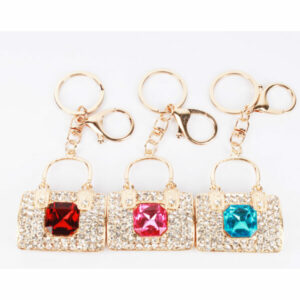 LZ-056 ASST Handbag Rhinestones Keychain