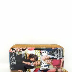 30030-CA Fashion Double Zippers Wallet