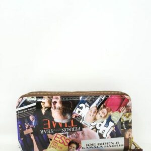 30030-CF Fashion Double Zippers Wallet