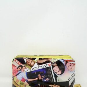 30030-YL Fashion Double Zippers Wallet