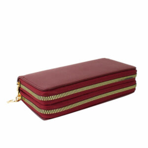 003 BD Double Zippers Long Wallet