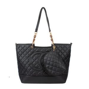 DH9018 BK FASHION HANDBAG (2 N 1)