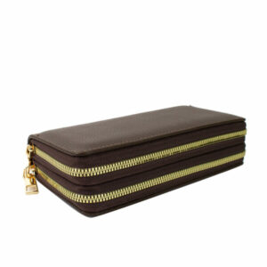 003 CF Double Zippers Long Wallet