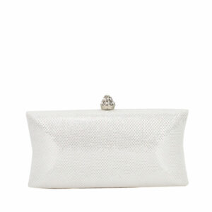 CO68036 WH Evening Clutch / Crossbody Bag