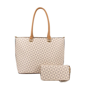 2087 BG Fashion Monogram Handbag Set (2 N 1)