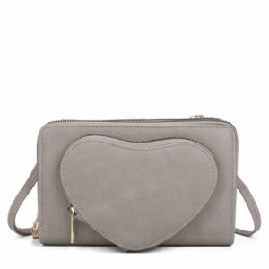 LF22905 ST Love Heart Crossbody Wallet Organizer