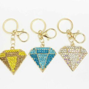 LZ-020 ASST Diamond Rhinestone Keychain(6pcs)