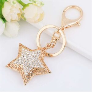 LZ-060 ASST Star Rhinestone Keychain(6pcs)