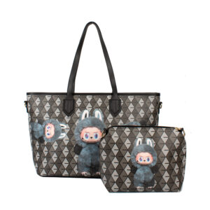 5149 BK Anime Character Handbag (2 N 1)