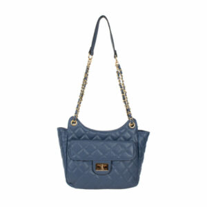 5094 BL Fashion Quilted Pattern Handbag