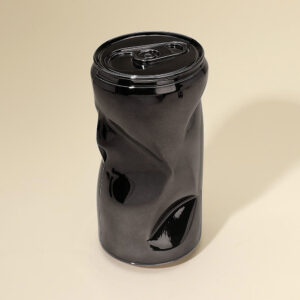 Y0699 BK Metallic Fun Unique Soda Can Clutch Bag / Crossbody Bag