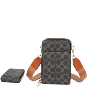 CCQ484 DBR Fashion Crossbody Bag (2 N 1)