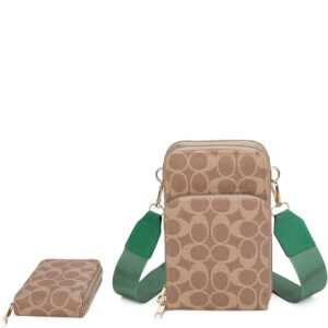 CCQ484 GN Fashion Crossbody Bag (2 N 1)