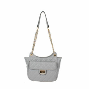 5094 GY Fashion Quilted Pattern Handbag