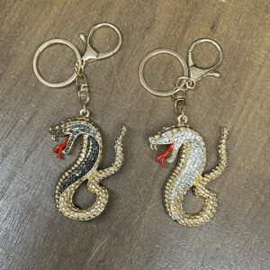 LZ-012 ASST Snake Rhinestone keychain (6PCS)