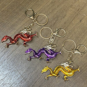 LZ-001 ASST Dragon Rhinestone keychain (6PCS)