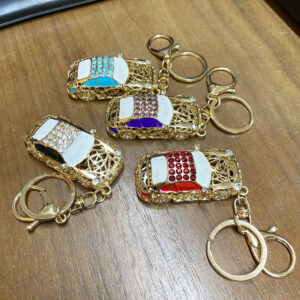 CL0377 ASST Car Rhinestone Keychain(6pcs)