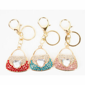 LZ-019 Handbag ASST Rhinestones Keychain (6pcs)