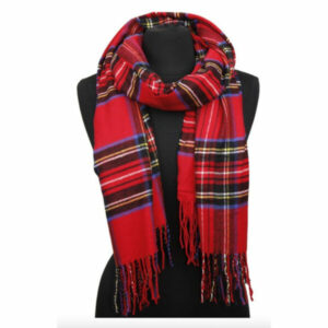 GMPZ8-2 RD Cashmere Feel Blanket Scarf/Shawl