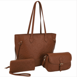US-31340 BR Neverfull Tote Bag with Crossbody and Wallet 3-in-1 Set