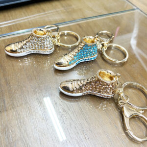 LZ-008 ASST SHOE Rhinestones Keychain (6pcs)