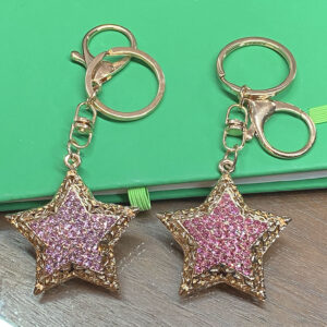 LZ-060 ASST Star Rhinestone Keychain(3pcs)