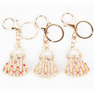 LZ-012 ASST Handbag Rhinestones Keychain (6pcs)