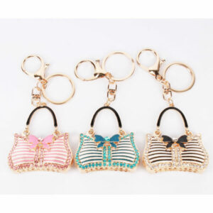 LZ-024 ASST Handbag Rhinestones Keychain(6pcs)