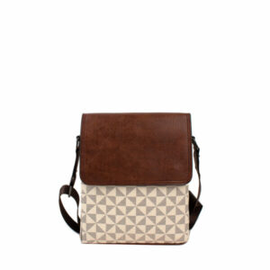 1698B BG Monogram Pattern Crossbody Bag