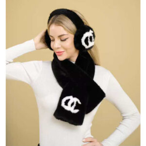 ER1000 BK Winter Earmuff and Scarf Set