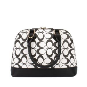 2119 BK/WT Small Fashion Handbag