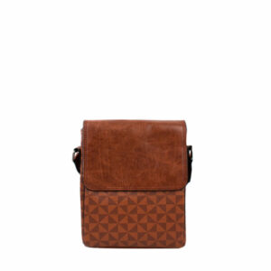 1698B BR Monogram Pattern Crossbody Bag