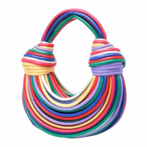S2206  Colorful  String Rope Top Handle Swing Bag