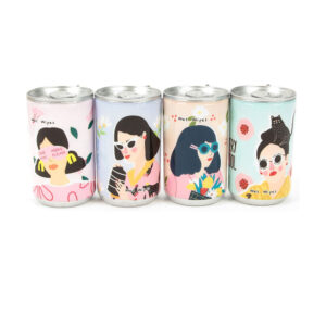 DRNT-0917 ASST Lady Face Pattern Mini Wet Wipes (12pcs)