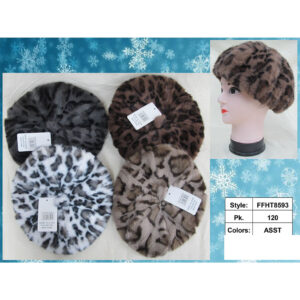 FFHT8593 ASST Winter Furry Hat (3 pcs )