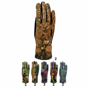 GMGL186 ASST Fashion Art Printing Lady Gloves (3pcs)