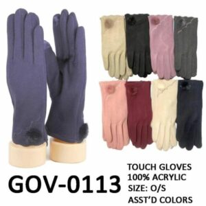 Color Block Smart Gloves