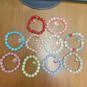 BRC0425 ASST Elephants Adjustable Bracelet (6PCS)