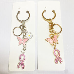 KL-8919 GS Pink Ribbon keychain (12 pics)
